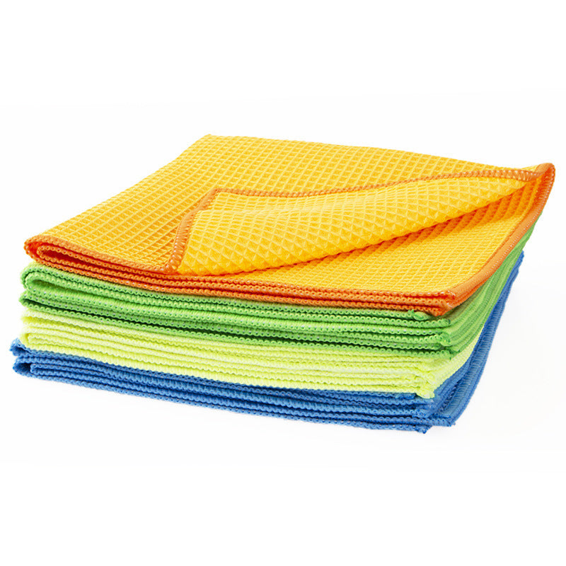 Microfiber Waffle Car Cleaning Towel