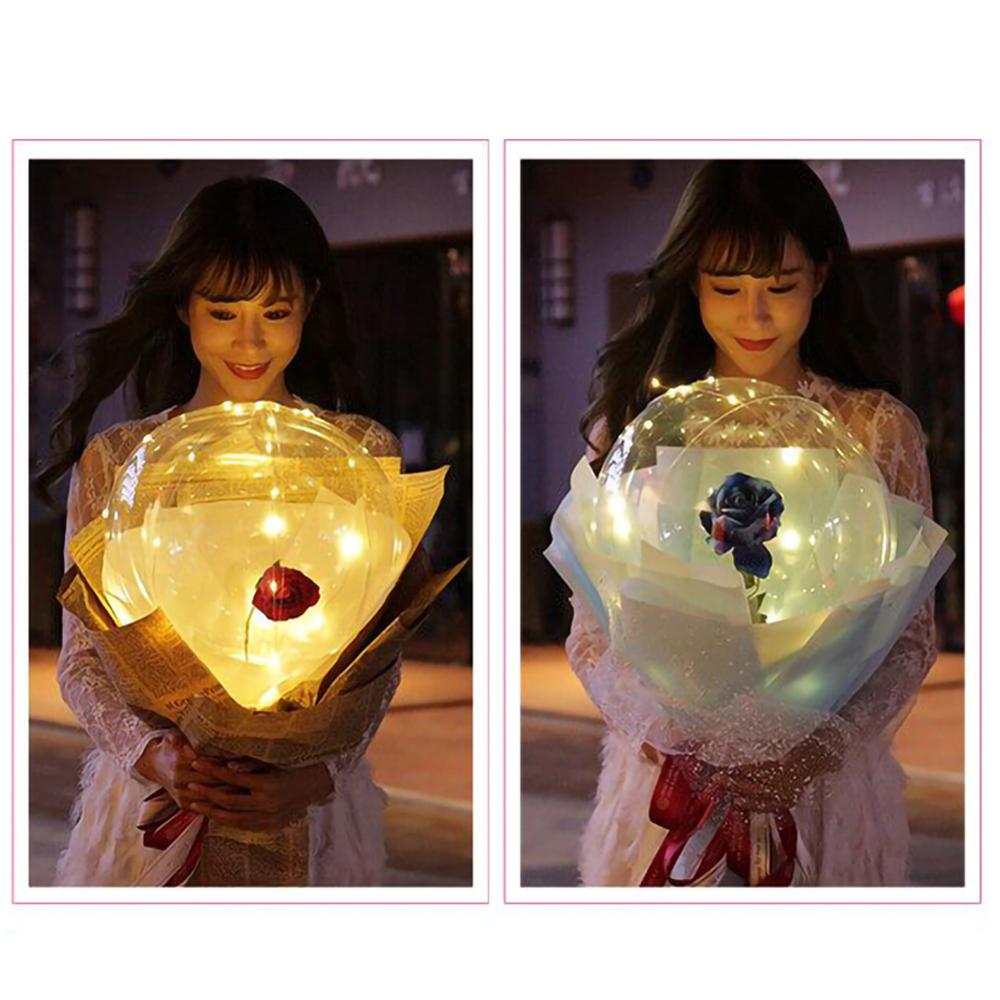 Luminous Balloon Rose Bouquet