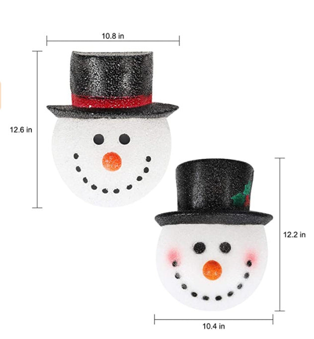 Snowman Porch Light Covers