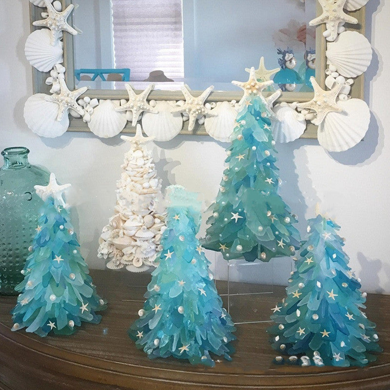 Sea Glass Christmas Tree