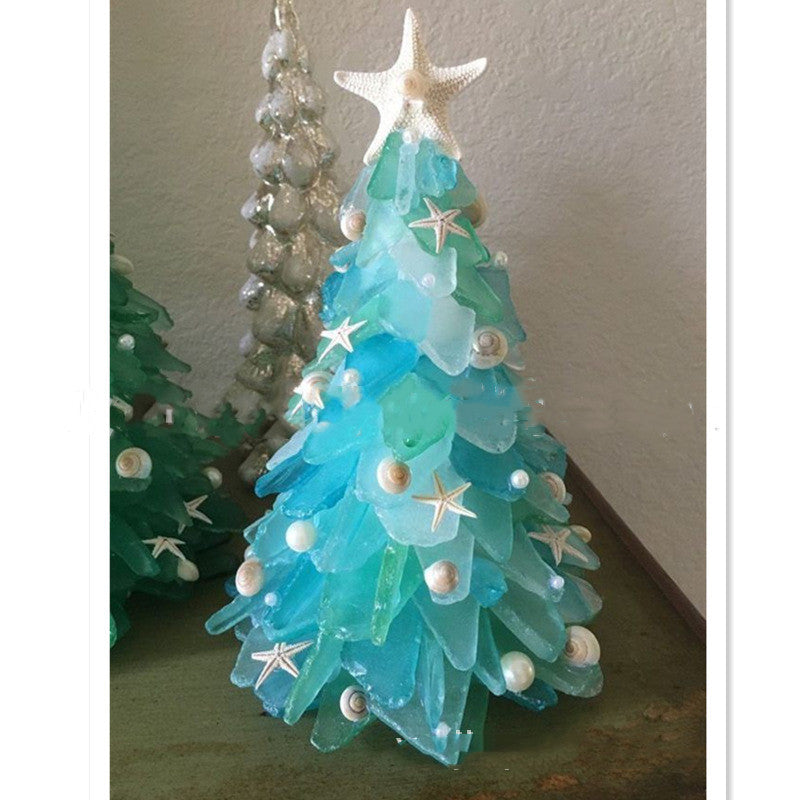 Sea Glass Christmas Tree