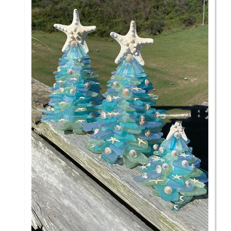 Sea Glass Christmas Tree