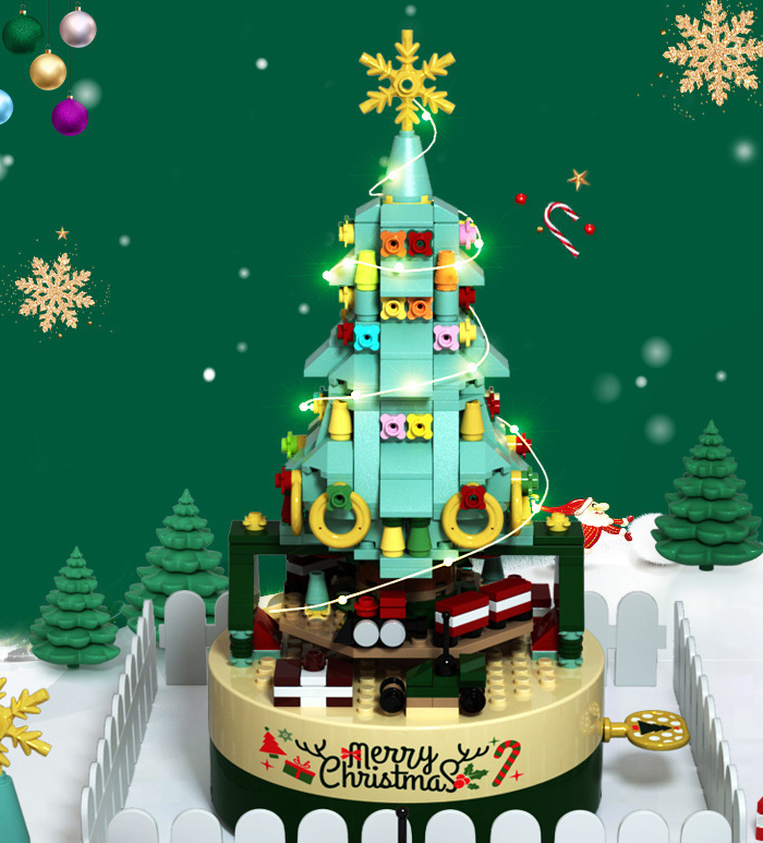 Christmas Tree Brick Music Box