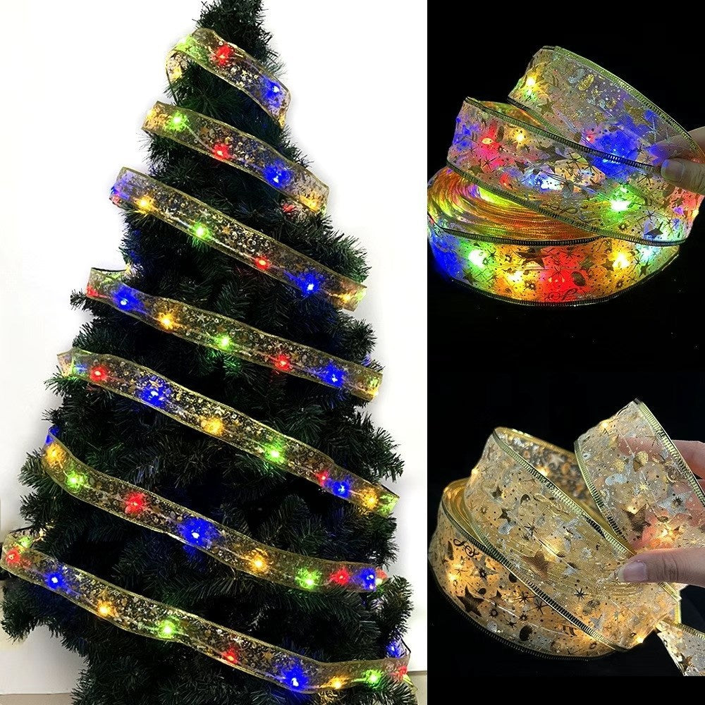 Christmas Decoration Ribbon Lights