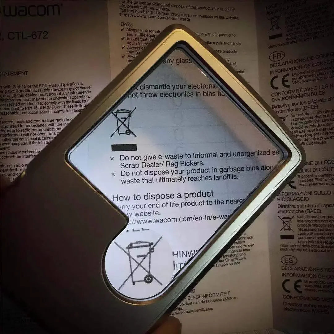 Magnifying Glass Reading Tool