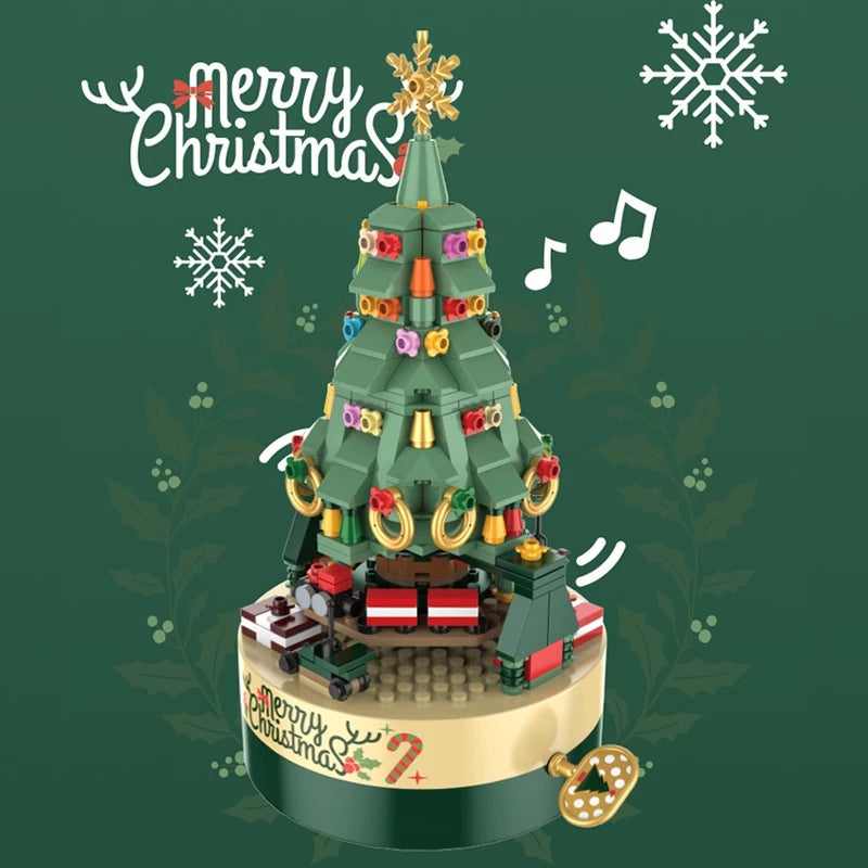 Christmas Tree Brick Music Box