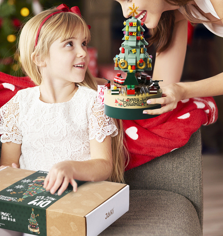 Christmas Tree Brick Music Box